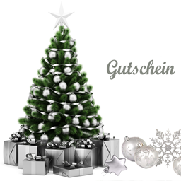 Zeige Details für Weihnachten - Gutschein - silber Bild von Weihnachten - Gutschein - silber